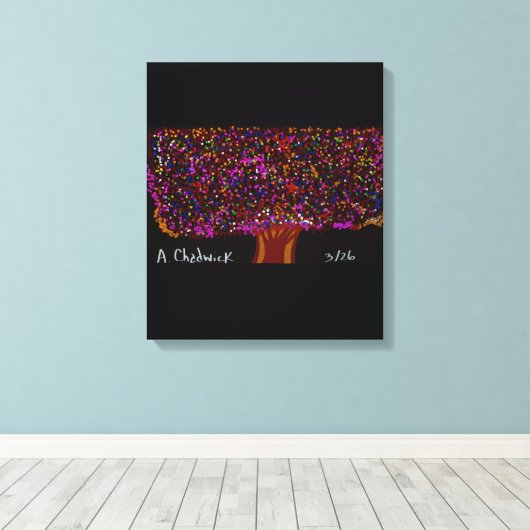 Tree of Prosperity  Canvas Afdruk (Insitu (Houten vloer))
