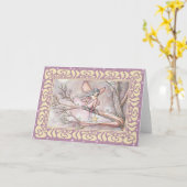 Tree of Stars Fairy Blank Kaart beroemd gemaakt do (Gele Bloem)