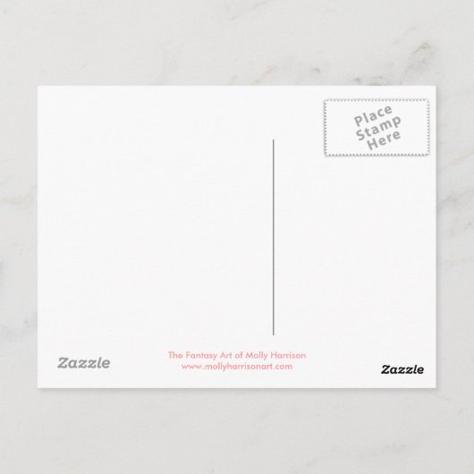 Tree of Stars Fairy Briefkaart beroemd gemaakt doo (Achterkant)