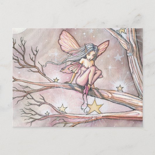 Tree of Stars Fairy Briefkaart beroemd gemaakt doo (Voorkant)