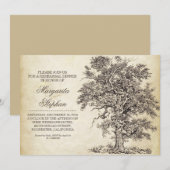  Tree Old Aged Repetitie Diner Uitnodigingen (Voorkant / Achterkant)