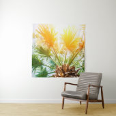 Tree palm bright sun summer background tropical p. wandkleed (In situ)