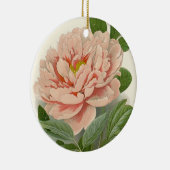 Tree Peony – Elegant Botanisch Ontwerp Keramisch Ornament (Rechts)