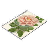 Tree Peony – Elegant  Botanisch Ontwerp Notitieboek (Linkerzijde)