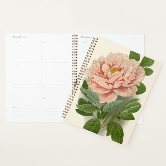 Tree Peony – Elegant Botanisch Ontwerp Planner (Display)