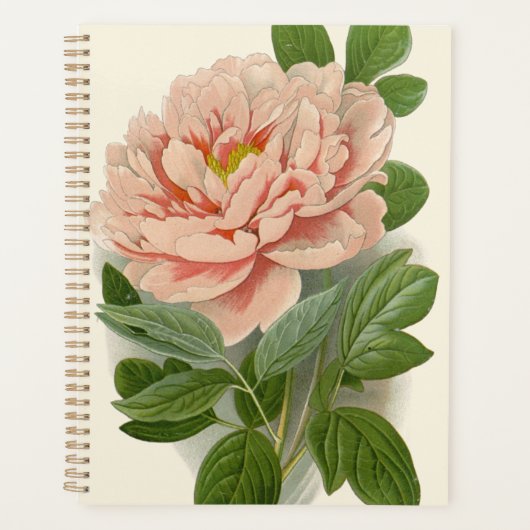 Tree Peony – Elegant  Botanisch Ontwerp Planner (Voorkant)