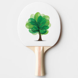 Tree Ping Pong Paddle Tafeltennisbatje