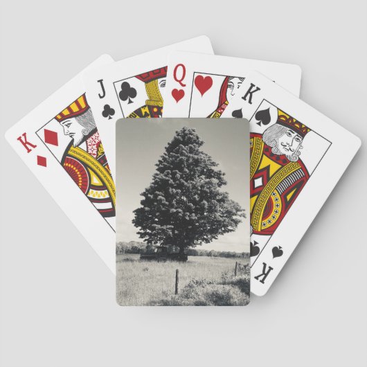 tree playing cards pokerkaarten (Achterkant)