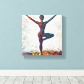 Tree Pose Canvas (Insitu (Houten vloer))