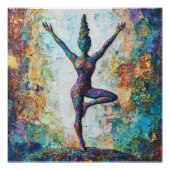 Tree Pose Glossy Poster (Voorkant)