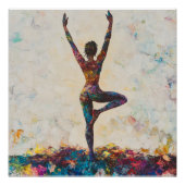 Tree Pose Glossy Poster (Voorkant)