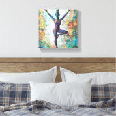 Tree Pose Stretched Canvas (Insitu (Slaapkamer))