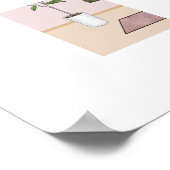 Tree Pose Yoga Vrikshasana Balance Yogi Vrouw Poster (Hoek)