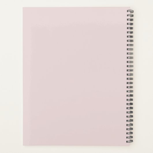 Tree Pose Yoga Vrikshasana leraar en aangepaste na Planner (Achterkant)