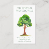 Tree Removal Professionals Visitekaartje (Voorkant)