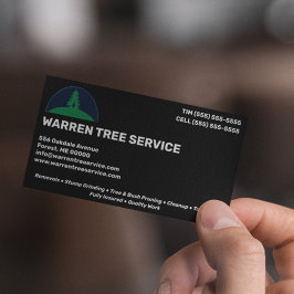 Tree Removal Service Company Visitekaartje