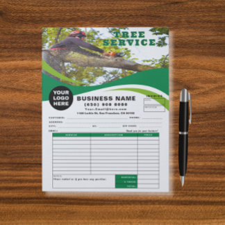 Tree Removal Service Invoice Estimate Template Notitieblok