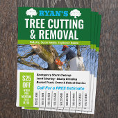 Tree Removal Service, telefoonnummer Flyer