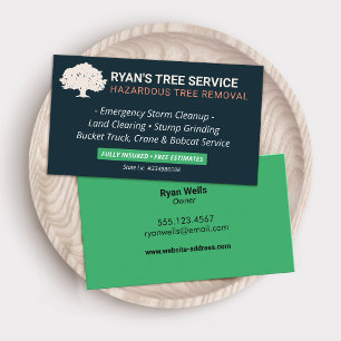 Tree Removal Service-Visitekaartje Visitekaartje