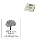 Tree Return-adresfamilie Rubberstempel (Gestempeld)