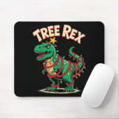 Tree Rex Christmas Costume T-rex Dinosaur Xmas Lig Muismat (Met muis)