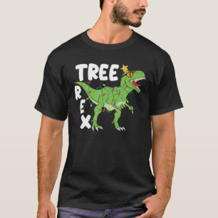 Tree Rex Christmas T - Rex Dinosaurus Xmas Kinder T-shirt