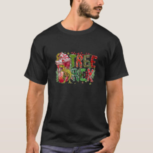 Tree Rex Christmas T Rex Dinosaurussen Kerstbuffa T-shirt