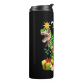 Tree Rex Christmas T-rex jongens Thermosbeker (Gedraaid links)