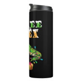 Tree Rex Christmas T-rex jongens Thermosbeker (Geroteerd rechts)