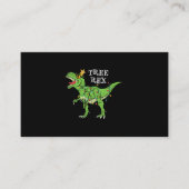 Tree Rex Dinosaurus Grappig Leuke Kerstmis Pyjama  Visitekaartje (Voorkant)