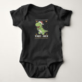 Tree-Rex Funny Dinosaur Pun T-Rex Romper (Voorkant)