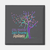 Tree Ribbon Still Fighting Suicide Prevention Awar Magneet (Voorkant)