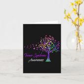Tree Ribbon Turner-syndroom Kaart (Gele Bloem)