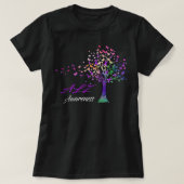 Tree Ribbons Alz Awareness Support Alz Warrior Gif T-shirt (Design voorkant)