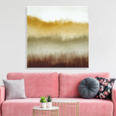 Tree Ridge Waterverf Canvas Kunst - Roest (Insitu (Woonkamer))