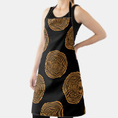 Tree Rings Seamless Pattern. Saw cut tree trunk ba Schort (Insitu)