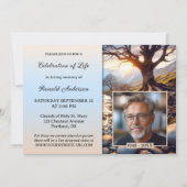 Tree River of Life Gedicht Foto Viering van het Le Kaart (Voorkant)