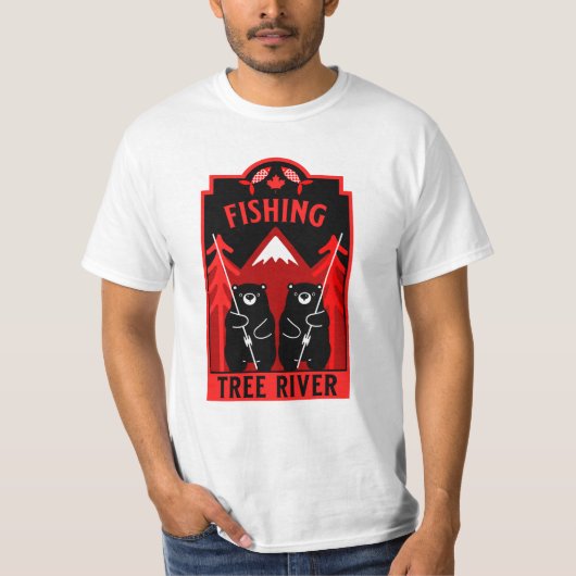 Tree River Vist Canada T-shirt (Voorkant)