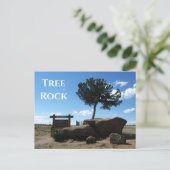 Tree Rock,Median of Interstate 80, Buford Wyoming Briefkaart (Staand voorkant)