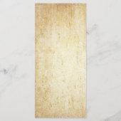 Tree Rustieke String Lights Slim Dinner Menu (Achterkant)