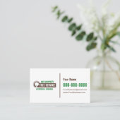 Tree Service Business Card Visitekaartje (Staand voorkant)