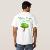 Tree Service Business T-shirt (Achterkant volledig)