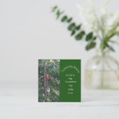 Tree Service Business Vierkante Visitekaartje (Staand voorkant)