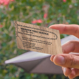 Tree Service Company Visitekaartje