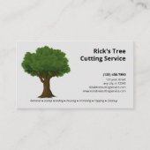 Tree Service Company Visitekaartje (Voorkant)