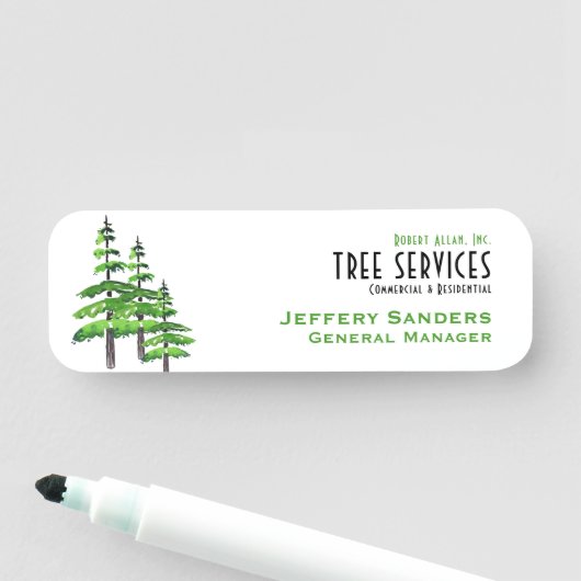 Tree Service Professional Naamplaatje (In situ)