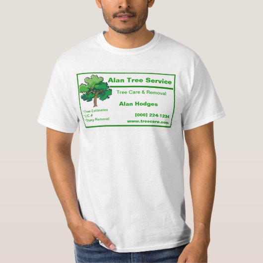 Tree-service T-shirt (Voorkant)