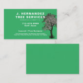 Tree-service Visitekaartje (Voorkant / Achterkant)