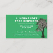 Tree-service Visitekaartje (Voorkant)