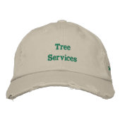 Tree Services - Fun Geborduurde Pet (Voorkant)